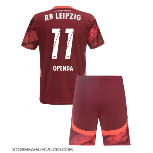 RB Leipzig Lois Openda #11 Maglia Gara Trasferta Repliche 2024-25 Bambino Maniche Corte RB Leipzig Lois Openda #11 Maglia Gara Trasferta Repliche 2024-25 Bambino Maniche Corte